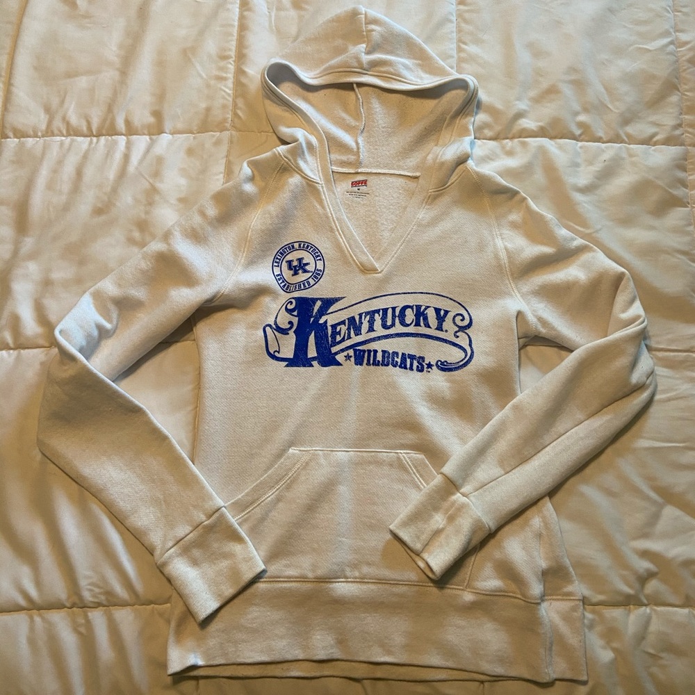 White Kentucky Wildcats Hoodie